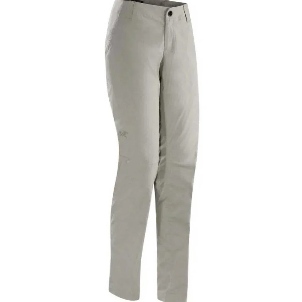 Arc’Teryx Pants Camden Chino Lightweight Outdoor Hiking Style GRAY SZ 6 - Picture 1 of 16